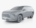 Buick Enclave ST 2025 3D модель clay render