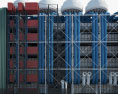 Centre Georges Pompidou 3d model