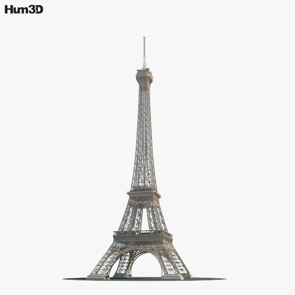 Torre Eiffel Modello 3D