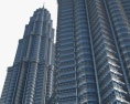 Petronas Twin Towers 3d model