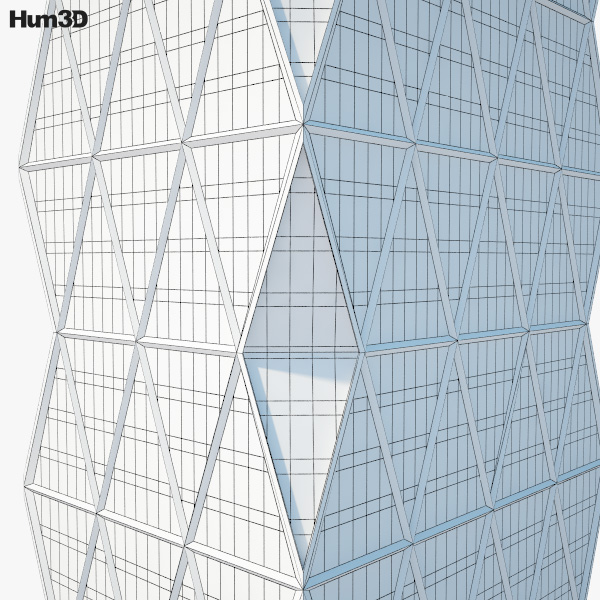 hearst tower 3d model