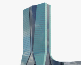 CMA CGM Tower 3D 모델 