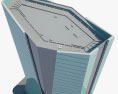 CMA CGM Tower 3D 모델 