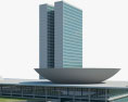 巴西 國民議會 一栋楼 3D模型