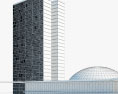 国民会議 ブラジル 建物 3Dモデル