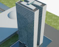 Nationalkongress Brasilien Gebäude 3D-Modell