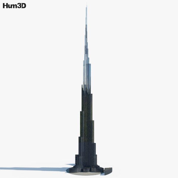Burj Khalifa 3D-Modell