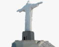 Христос-Спаситель статуя в Ріо-де-Жанейро 3D модель