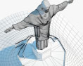 Христос-Спаситель статуя в Ріо-де-Жанейро 3D модель