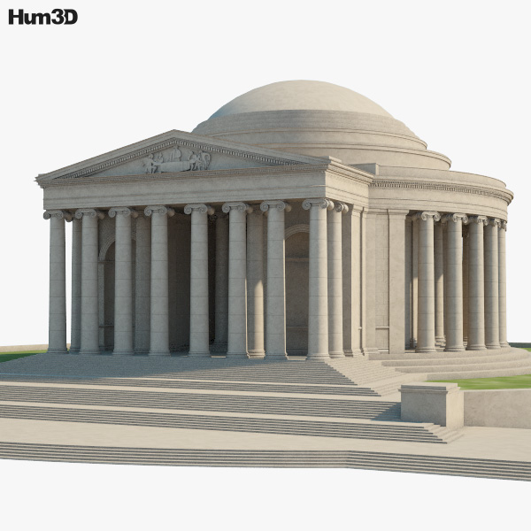 Thomas Jefferson Memorial 3D model