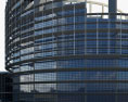 Європейський парламент у Страсбурзі 3D модель