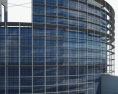 Seat of the European Parliament in Strasbourg Modello 3D