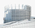 Seat of the European Parliament in Strasbourg Modelo 3D