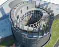 Seat of the European Parliament in Strasbourg 3d model