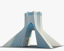 Azadi Tower 3D model