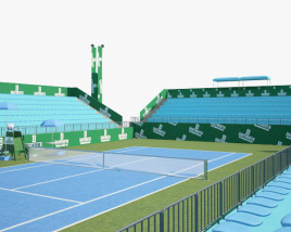 Arène de tennis Modèle 3D