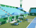 网球馆 3D模型