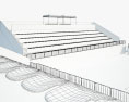 Тенісна арена 3D модель