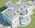 Weißes Haus 3D-Modell
