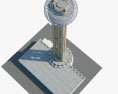 Reunion Tower 3d model