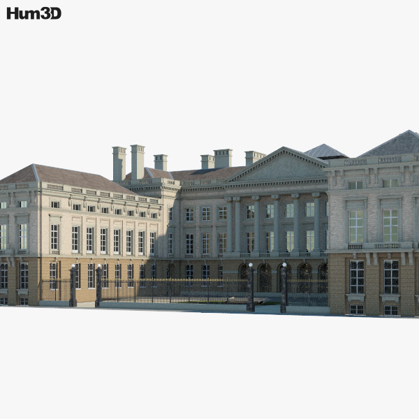 Palace of the Nation (Brussels) Modelo 3d