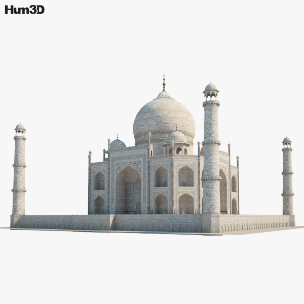 Taj Mahal Modello 3D
