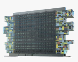 Manchester Civil Justice Centre 3D model