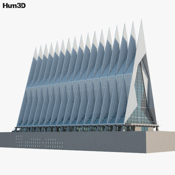 United States Air Force Academy Cadet Chapel 3D model