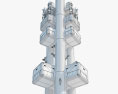Torre de televisión de Žižkov Modelo 3D