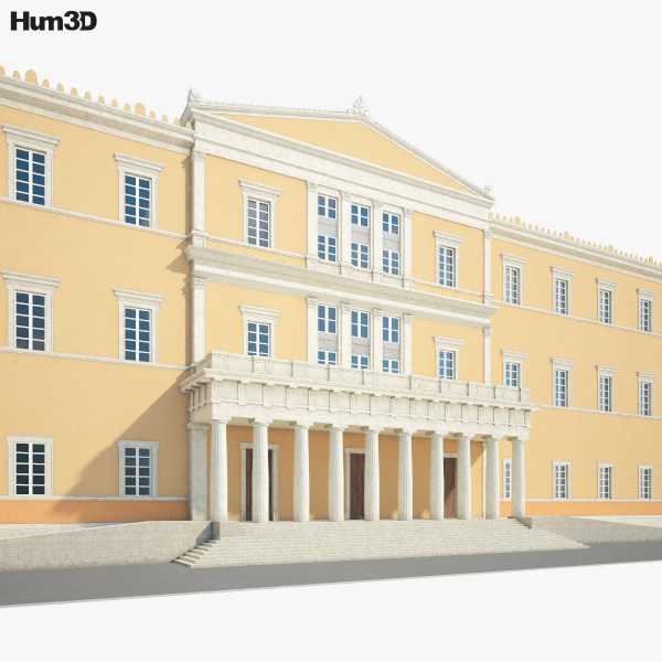 Hellenic Parliament Building 3D model