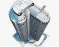 Башня Европа в Мадриде 3D модель
