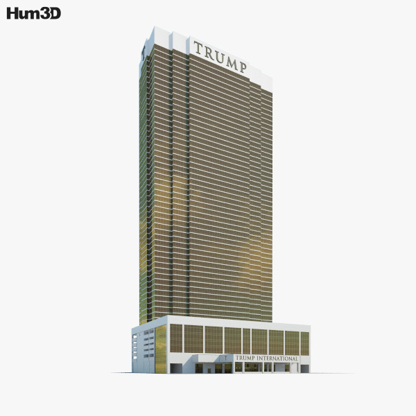 Trump International Hotel Las Vegas 3D 모델 