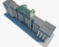 国家院ト建物 3Dモデル