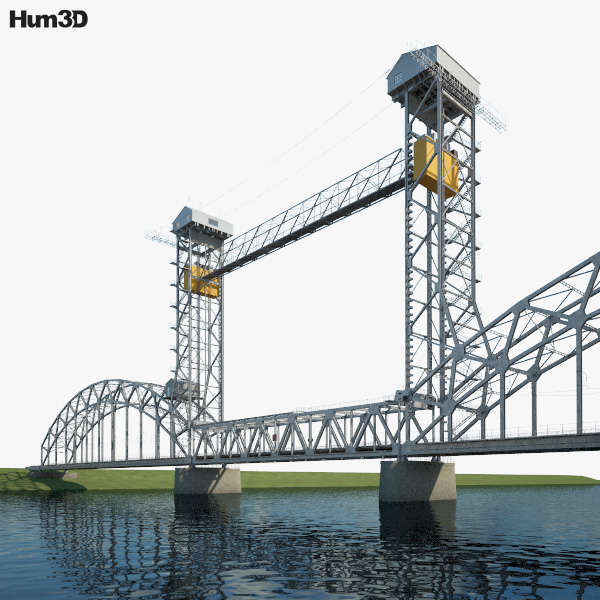 Rostov Lift Bridge 3D model