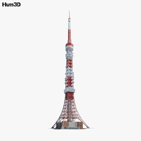 Tokyo Tower 3D model