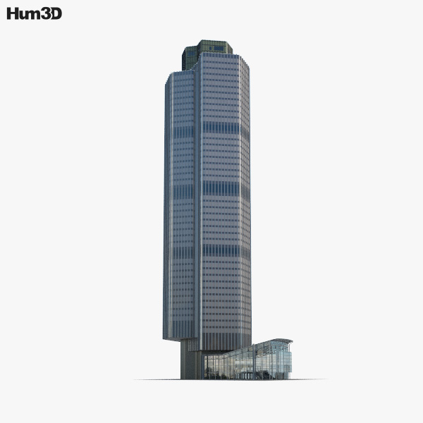 Piraeus Bank Tower 3D model