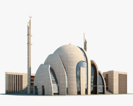 ケルン中央モスク 3Dモデル