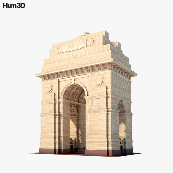 India Gate 3D model