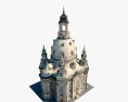 Igreja de Nossa Senhora Dresden Modelo 3d