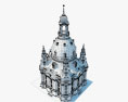 Фрауэнкирхе Дрезден 3D модель
