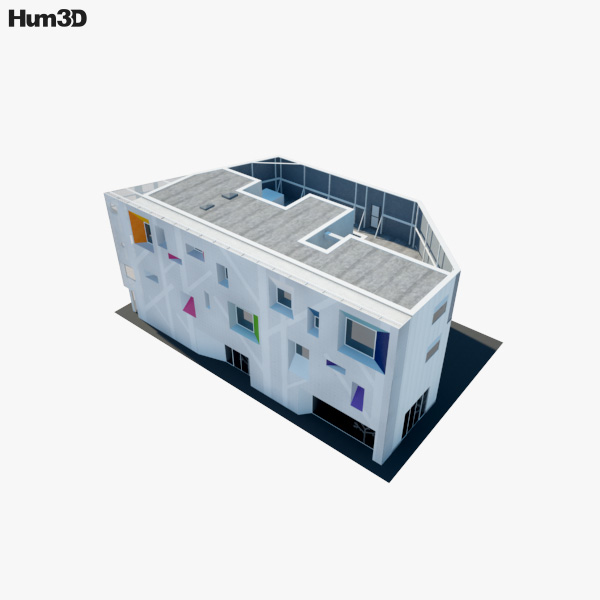 Sugamo Shinkin Bank Tokiwadai Branch 3D model - Download Architecture ...