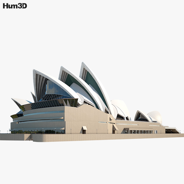 Сіднейський оперний театр 3D модель