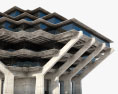 Будівля Бібліотеки Гейзеля 3D модель