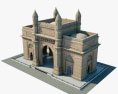 インド門 3Dモデル