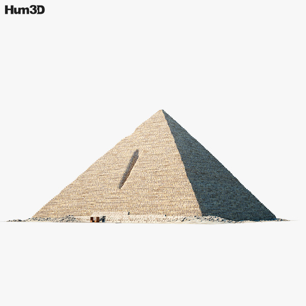 Pyramid of Menkaure 3D model