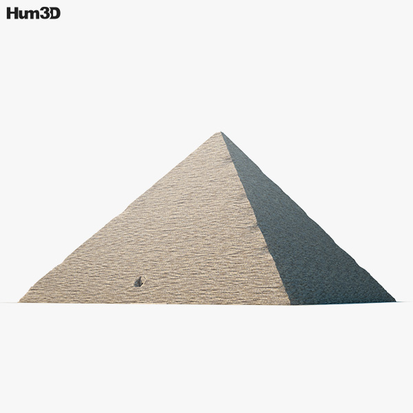 Cheops-Pyramide 3D-Modell