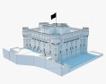 Qāitbāy-Zitadelle 3D-Modell