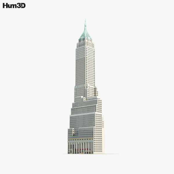 40 Wall Street Trump Building 3D model