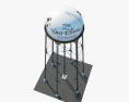 Walt Disney Studios Torre de água Modelo 3d