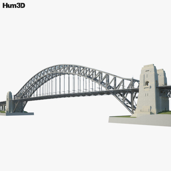 Sydney Harbour Bridge 3D model